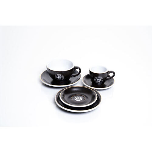 6x Cappuccino Cups (200ml) inkl. 14,5 cm Unterteller