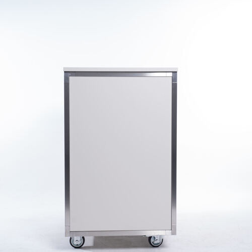 Möbel auf Rollen - Massgeschneiderte Möbel für Ihre Kaffeemaschine / Chromstahl