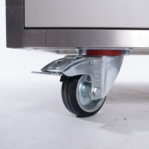 Möbel auf Rollen - Massgeschneiderte Möbel für Ihre Kaffeemaschine / Chromstahl