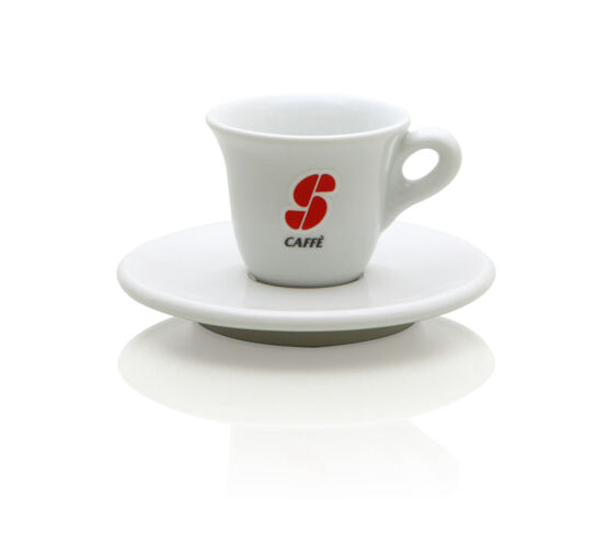 6x Essse Espresso Tasse 80ml inkl. Unterteller